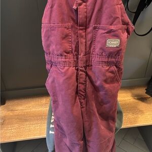 Schmidt Women's Maroon Overalls